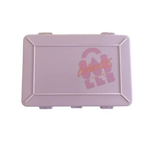 Vintage 80's Caboodles Small Jewelry Organizer Box Travel Pink Purple
